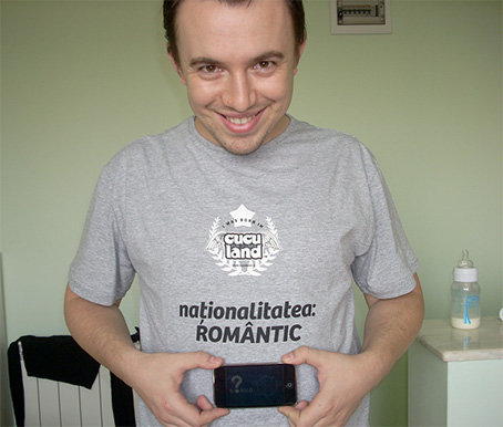Ruben Sainiuc si noul sau iPod